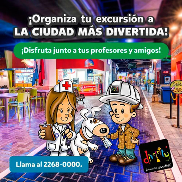 Visita la franquicia Divercity con tu colegio