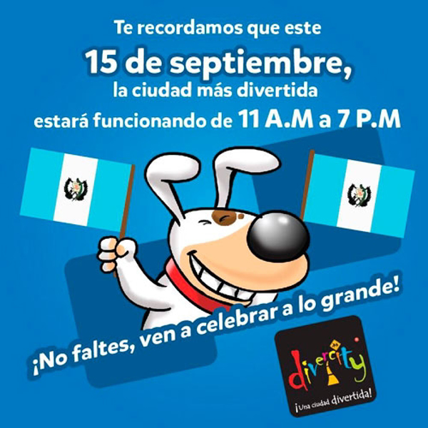 Celebra la Independencia en la franquicia Divercity