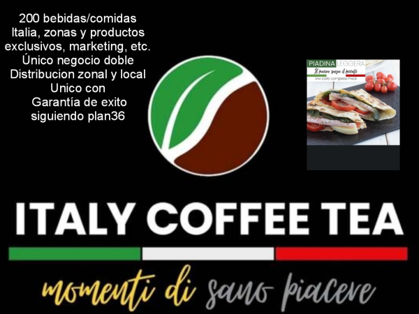 Crea tu Màster franquicia de gran exito, ItalyCoffeeTeaStore.
