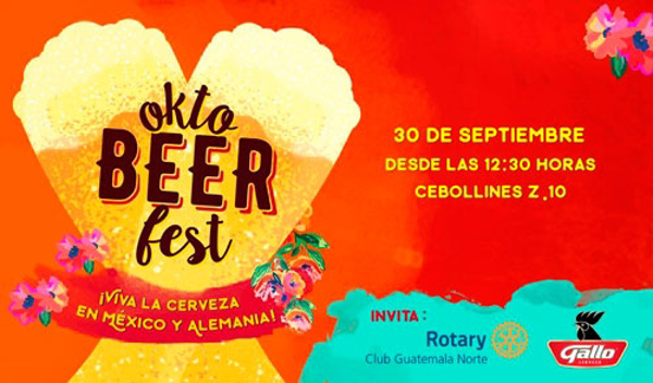 Ven a disfrutar de la Okto Beer Fest en las franquicias Los Cebollines