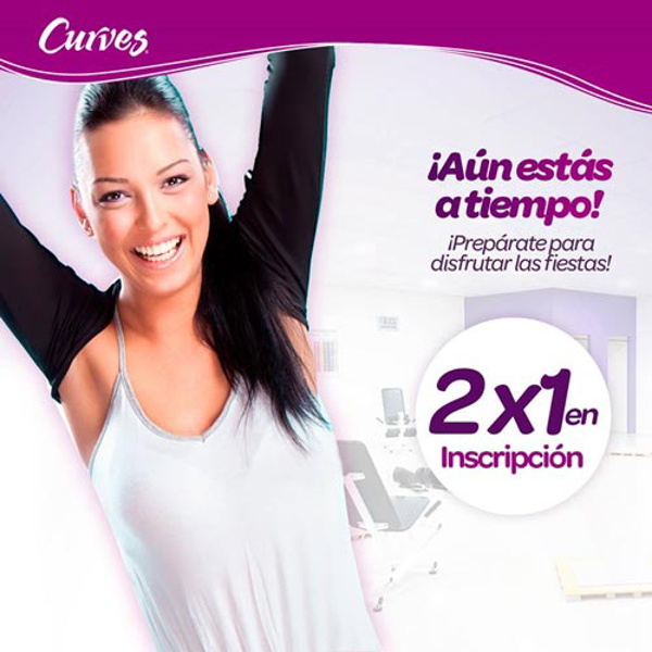 Oferta dos por uno en la inscripción de la franquicia Curves